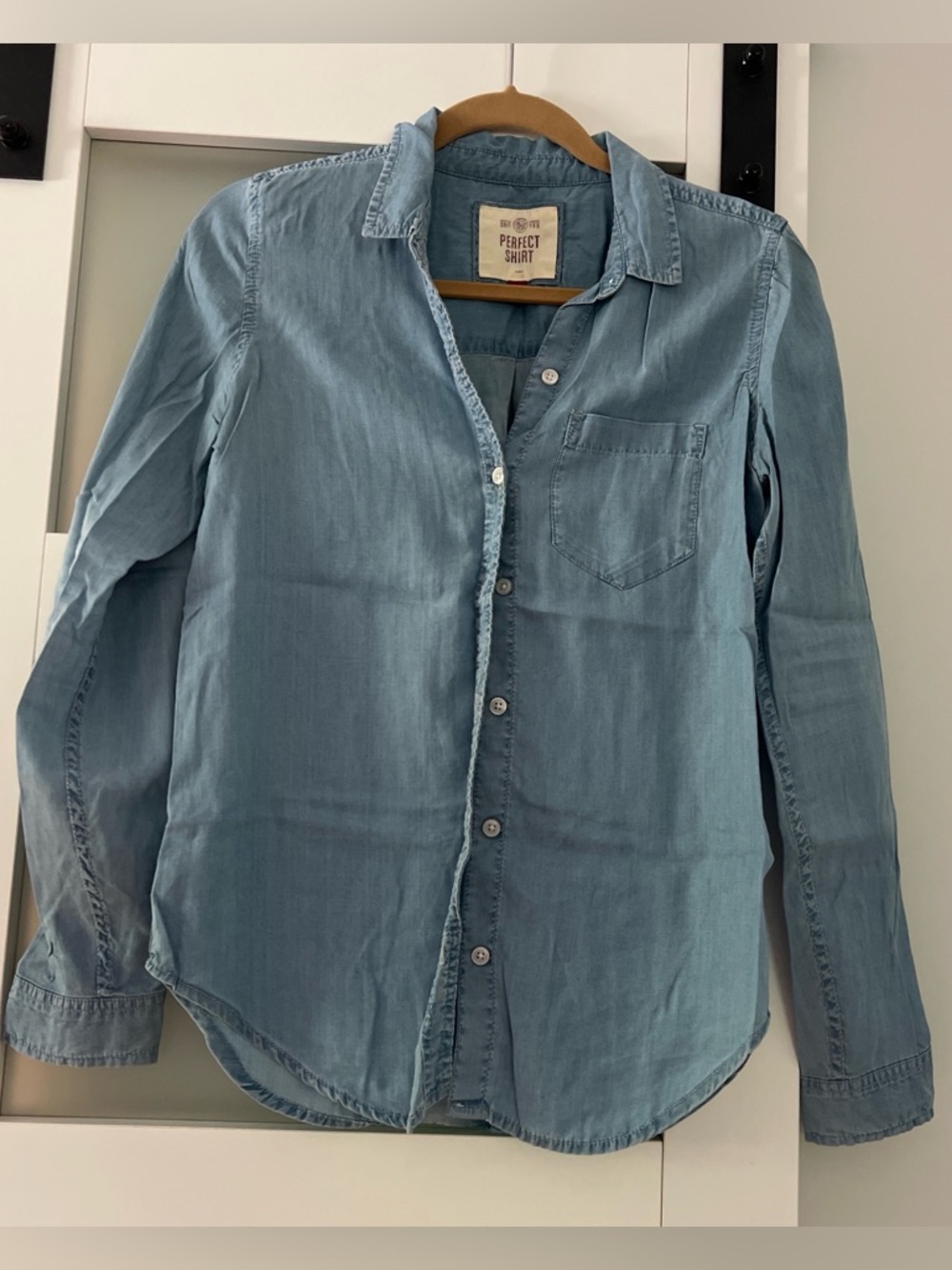 Jean blue button down